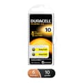 Miniatyrbillede 1 af 5: Duracell Duralock Høreapparat version 10 gul 6 batterier