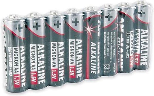 Ansmann AA alkaliske batterier