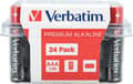 Miniatyrbillede 3 af 3: 1x24 Verbatim Alkaline Batteri Micro AAA Lr 03 Pvc Box 49504