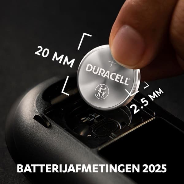 Duracell Lithium CR2025 møntcellebatteri - 4 stk