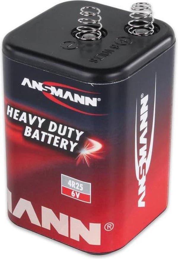 Ansmann Zink-kulstof blokbatteri 4R25, 6V