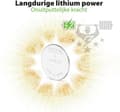 Miniatyrbillede 5 af 8: GP Lithium CR2016 Knapcellebatterier - 4 stk