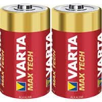 Varta MAX TECH 2x Alkaline D engangsbatteri