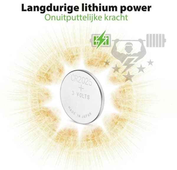 GP Lithium CR2025 møntcellebatterier - 4 stk