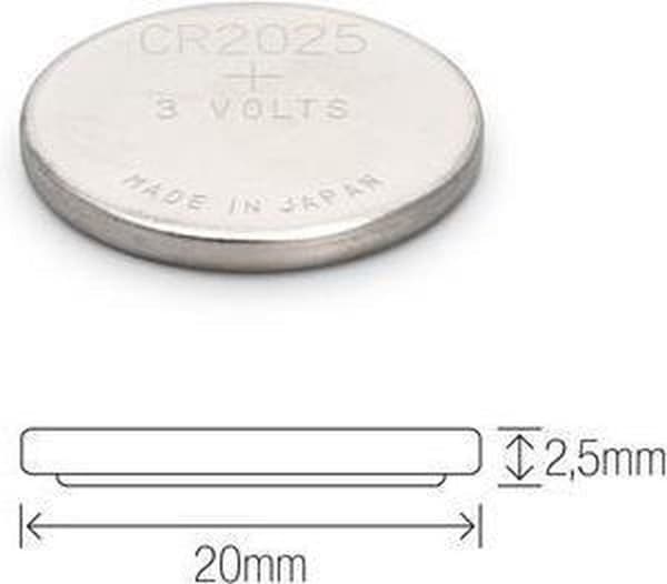 GP Lithium CR2025 møntcellebatterier - 4 stk