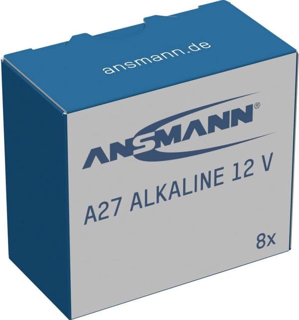 Ansmann A27 Specialbatteri 27A Alkaline 12 V 8 stk.