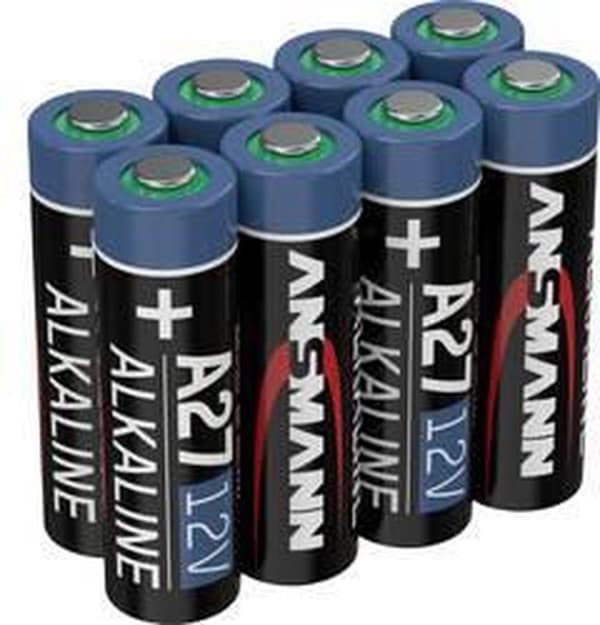Ansmann A27 Specialbatteri 27A Alkaline 12 V 8 stk.