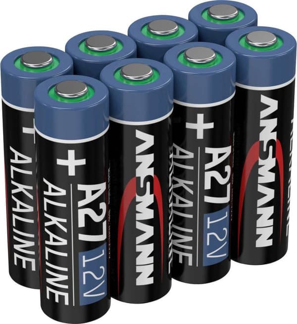 Ansmann A27 Specialbatteri 27A Alkaline 12 V 8 stk.