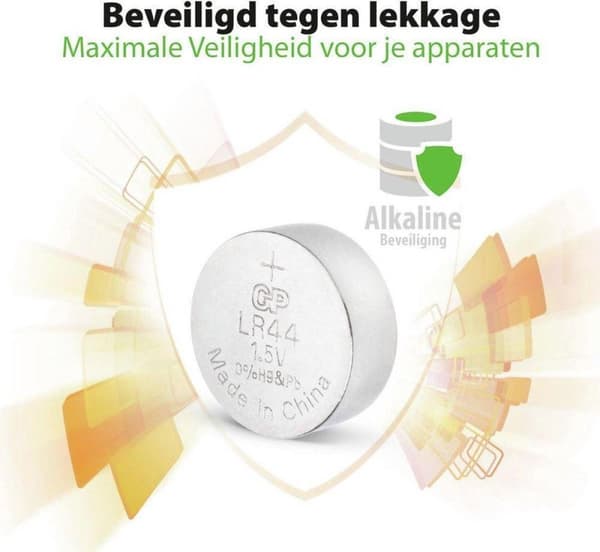GP Alkaline 76A (LR44) knapcellebatterier - 4 stk