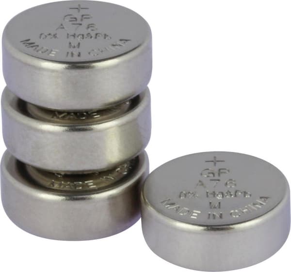 GP Alkaline 76A (LR44) knapcellebatterier - 4 stk