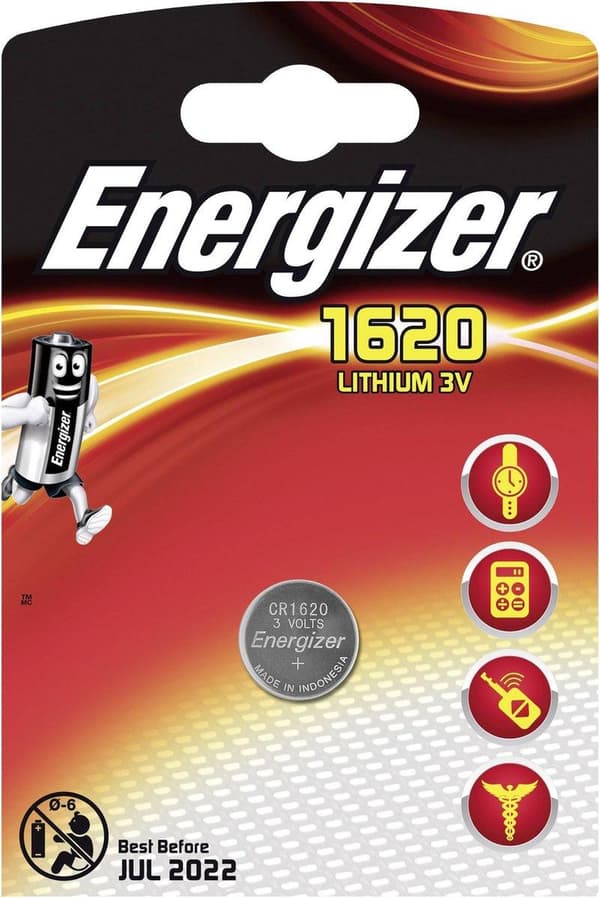 Energizer CR1620 3V knapcelle