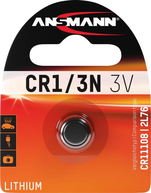 CR 1/3 N Knapcelle Lithium 3 V Ansmann CR1110 1 stk.