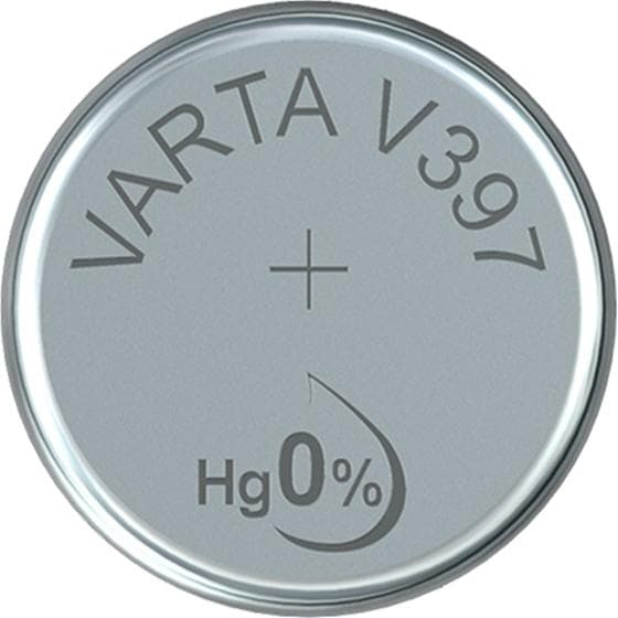 Kertakäyttöinen Varta V397 -akku SR59 hopeaoksidi (S)