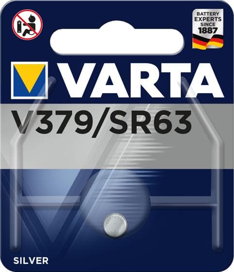 Varta V 379 - Batteri SR63 sølvoxid 14 mAh