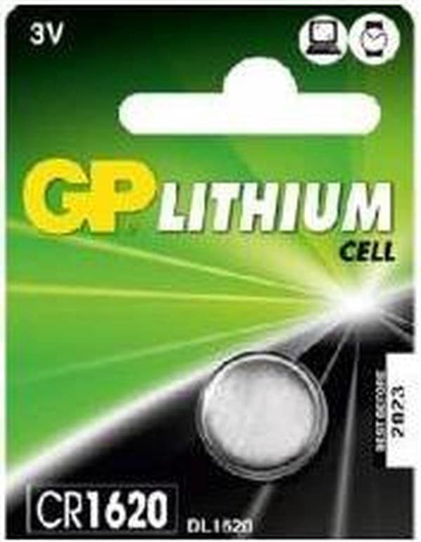 GP Lithium CR1620 Knapcellebatterier - 1 stk