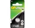Miniatyrbillede 5 af 5: GP Lithium CR1620 Knapcellebatterier - 1 stk