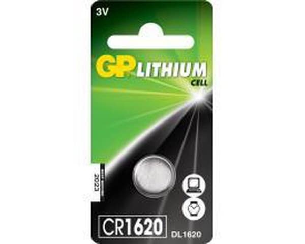 GP Lithium CR1620 Knapcellebatterier - 1 stk