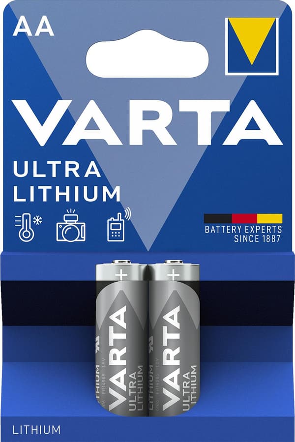 Varta Professional - Akku 2 x AA Li 2900 mAh (06106 301 402)