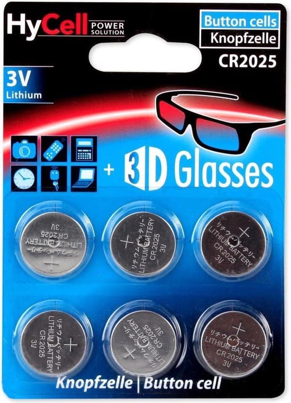 Ansmann 1516-0027 husholdningsbatteri Engangsbatteri CR2025 Lithium 3 V