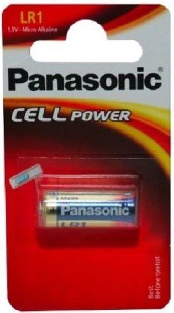 PANASONIC | Panasonic Alkaline Batteri Lr1 1,5v Blister 1 Pakke