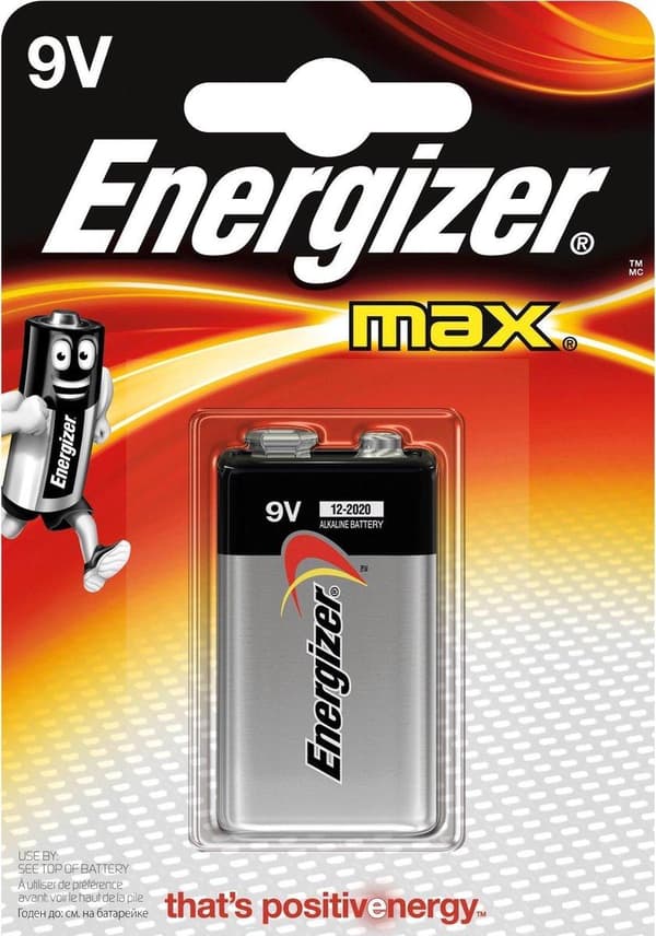 Energizer E300115900 Alkaline 9V ikke-genopladeligt batteri