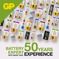 Miniatyrbillede 6 af 6: GP A76F-2C10 alkalisk batteri AG13/LR44 (1,5V, pakke med 10) Blister