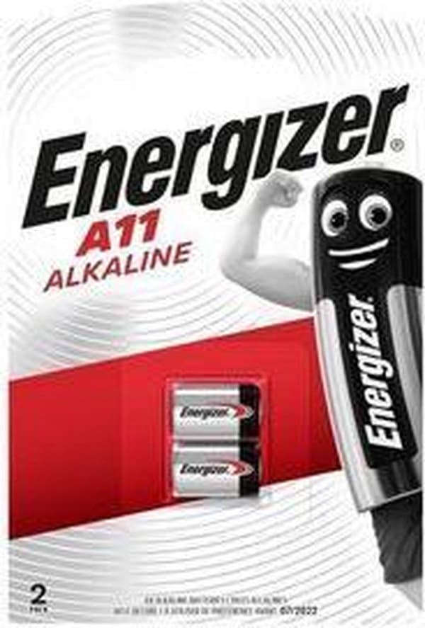 Energizer Batterier A11 Alkaline 6v 2 Stk