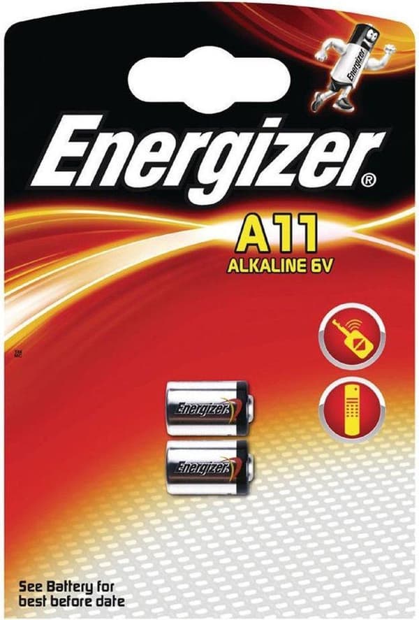 Energizer Batterier A11 Alkaline 6v 2 Stk
