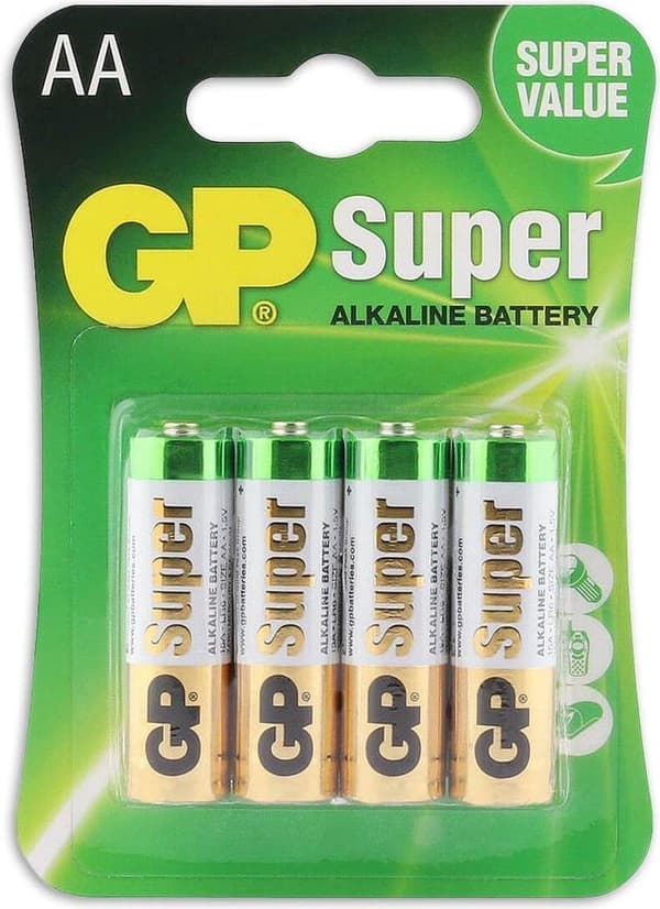 GP AA Super Alkaline batterier