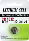 Miniatyrbillede 5 af 6: Gp-knapcellebatteri Cr1632 Lithium 3v Sølv