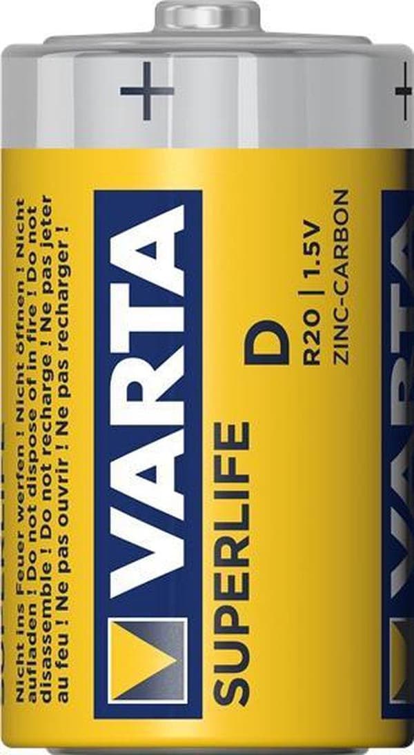 Varta R20 D husholdningsbatteri zink-kulstof