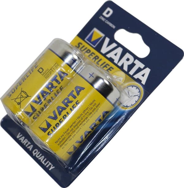 Varta R20 D husholdningsbatteri zink-kulstof