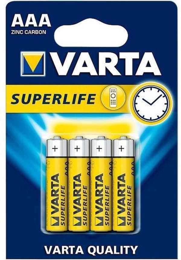Varta Superlife AAA Engangsbatteri Alkaline