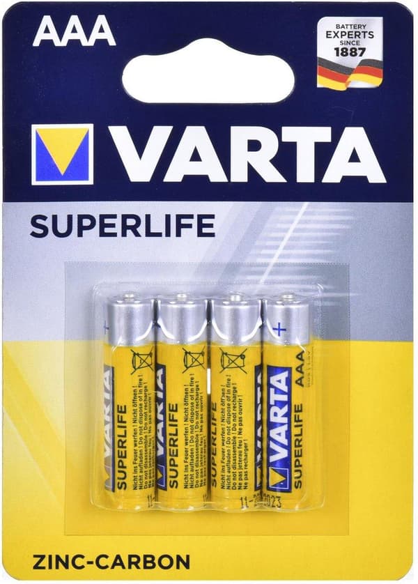 Varta Superlife AAA Engangsbatteri Alkaline