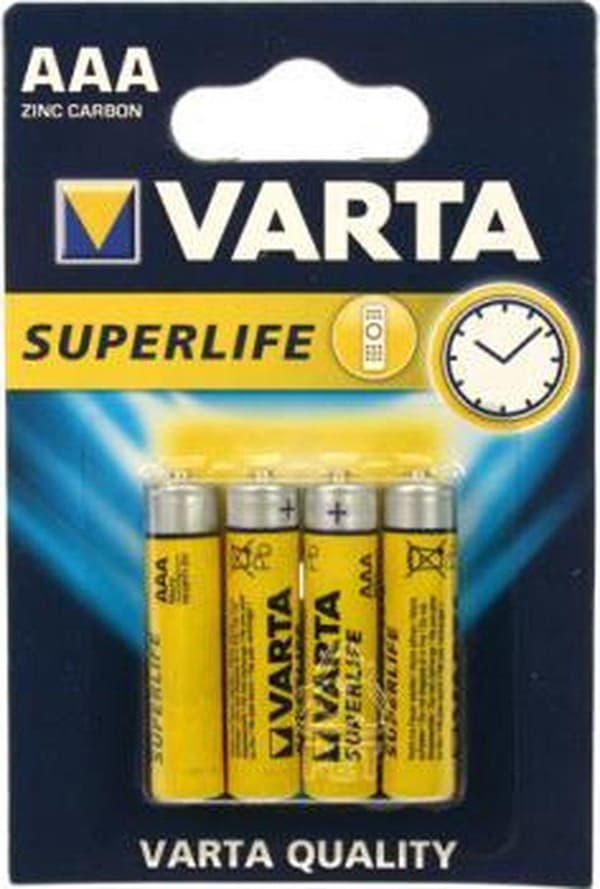 Varta Superlife AAA Engangsbatteri Alkaline