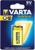 Miniatyrbillede 3 af 3: Varta Superlife 9V Engangsbatteri Zink-kulstof