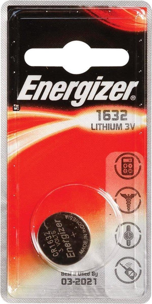 ENERGIZER BATTERI SPECIALISERET LITHIUM CR1632 3V 1 STK.