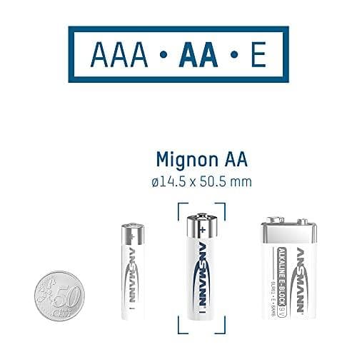 Ansmann Mignon (AA) batteri alkalisk mangan 1,5 V 40 stk. (1522-0030)