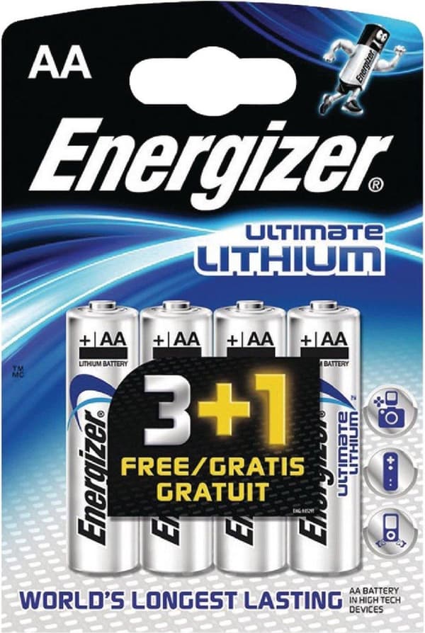 Energizer ENLITHIUMAA4SO husholdningsbatteri