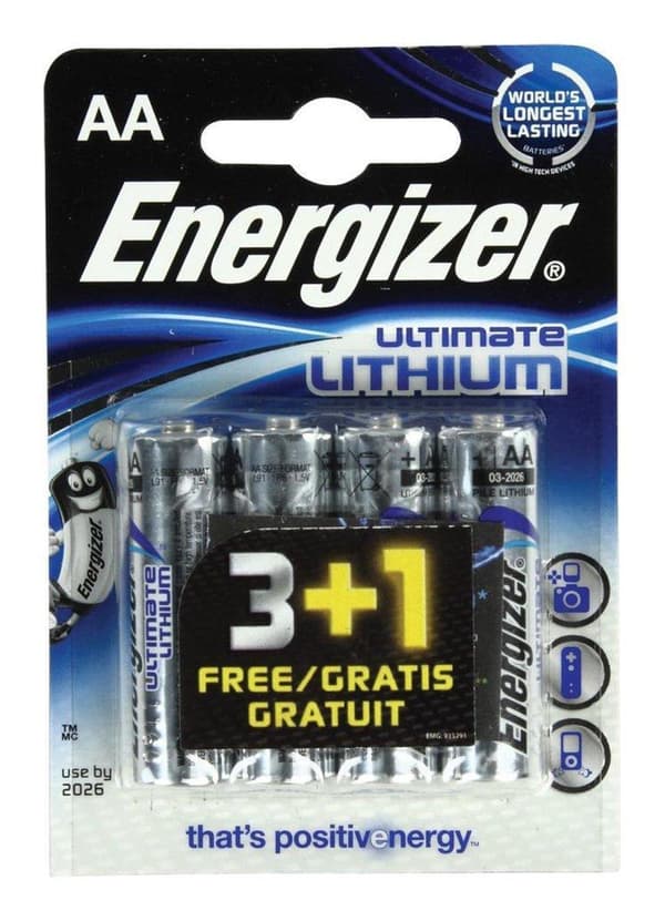 Energizer ENLITHIUMAA4SO husholdningsbatteri