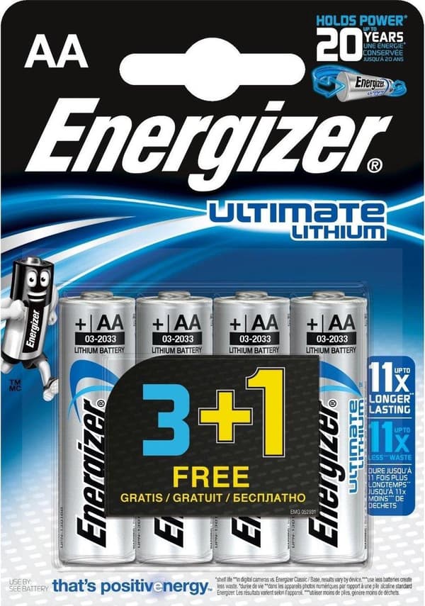 Energizer ENLITHIUMAA4SO husholdningsbatteri