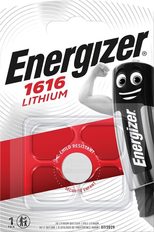 ENERGIZER Batteri CR1616 1 stk.