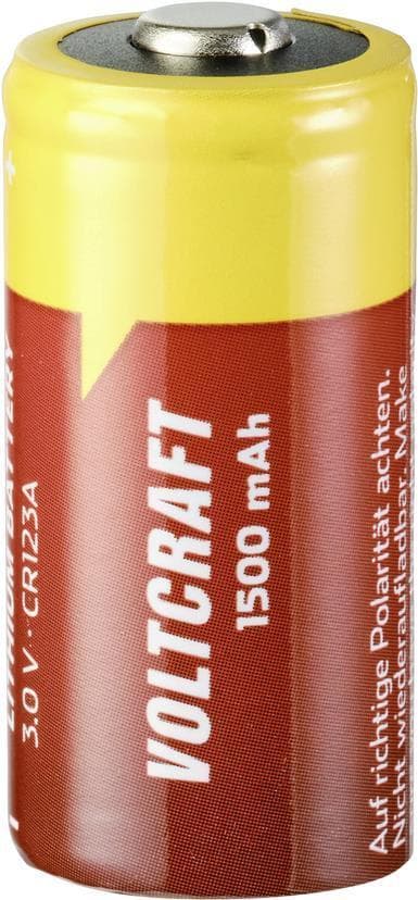 CR123A fotobatteri CR-123A lithium 1500 mAh 3 V 1 stk. (VC-12714225)