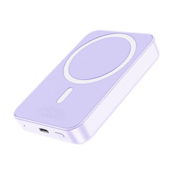 Magnetisk Trådlös Powerbank 10000 mAh – Lila
