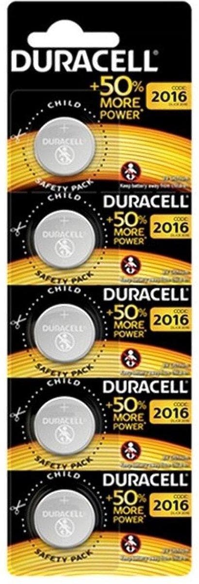 Lithium batteri, knapcelle, CR2016, 3V (072022)
