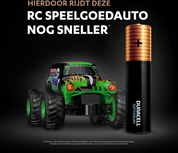 Duracell batteri Optimum AAA, pakke med 8 (00192930)