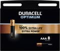 Miniatyrbillede 6 af 6: Duracell batteri Optimum AAA, pakke med 8 (00192930)