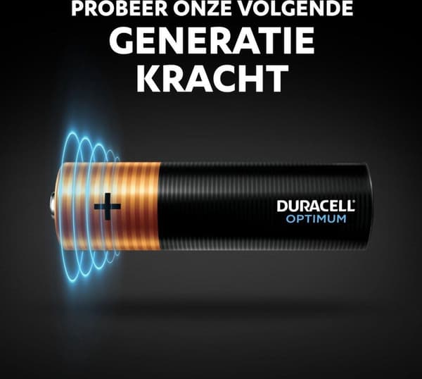 Duracell batteri Optimum AA, 4-pak (00192925)