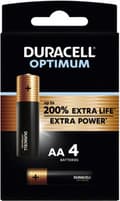 Miniatyrbillede 8 af 8: Duracell batteri Optimum AA, 4-pak (00192925)
