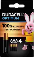 Miniatyrbillede 1 af 6: Duracell batteri Optimum AAA, 4-pak (00192926)